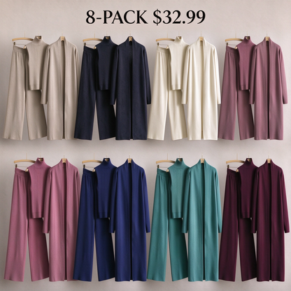 Women's three-piece trench coat set✨