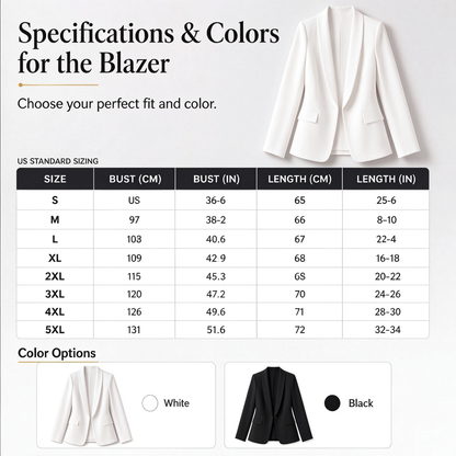 🔥Women's open-front blazers