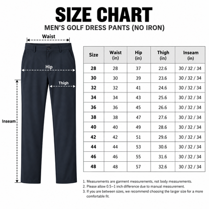 👍🔥Limited-Time Promotion-Stretch Dress Pants No Iron Golf Pants