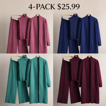 Women's three-piece trench coat set✨