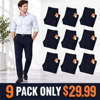 9-PACK ONLY$29.99-(All Dark Navy)