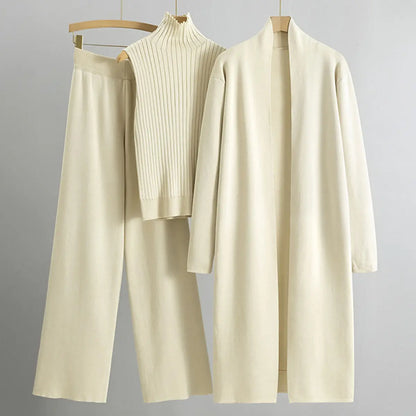 Women's three-piece trench coat set✨