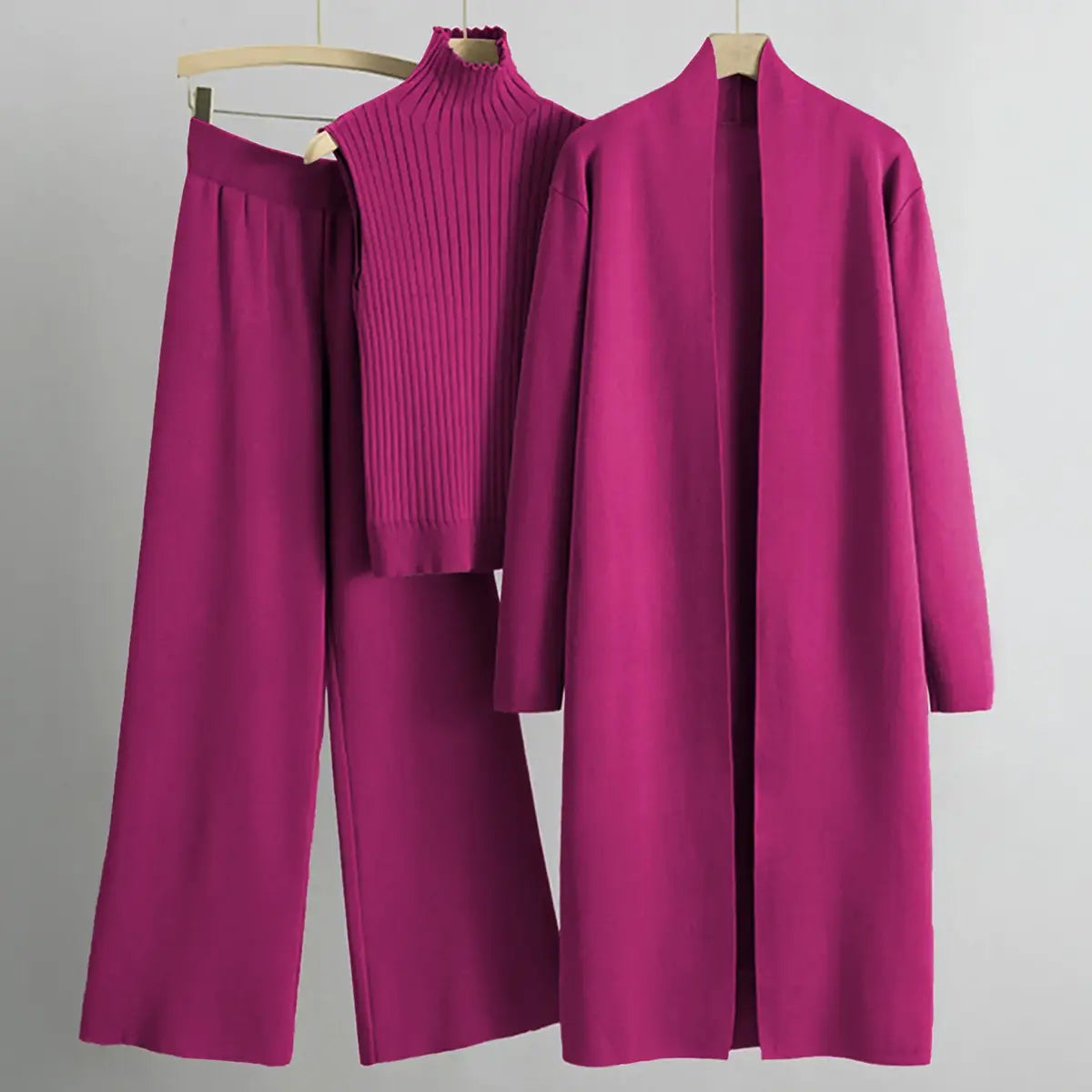 Women's three-piece trench coat set✨