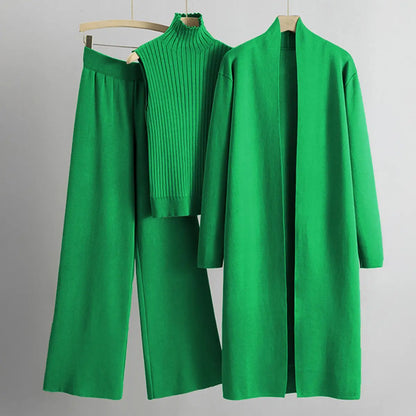 Women's three-piece trench coat set✨