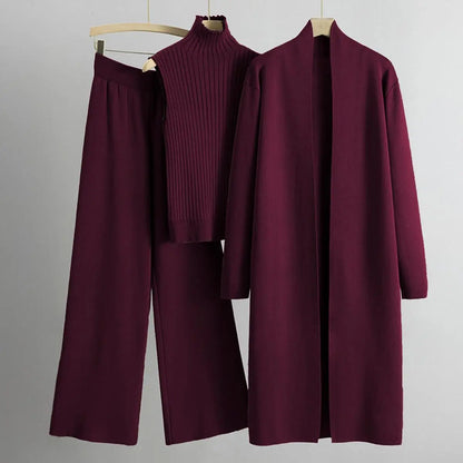 Women's three-piece trench coat set✨