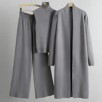 Women's three-piece trench coat set✨