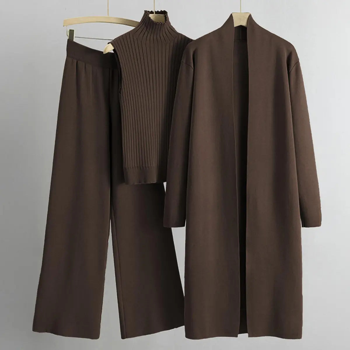 Women's three-piece trench coat set✨